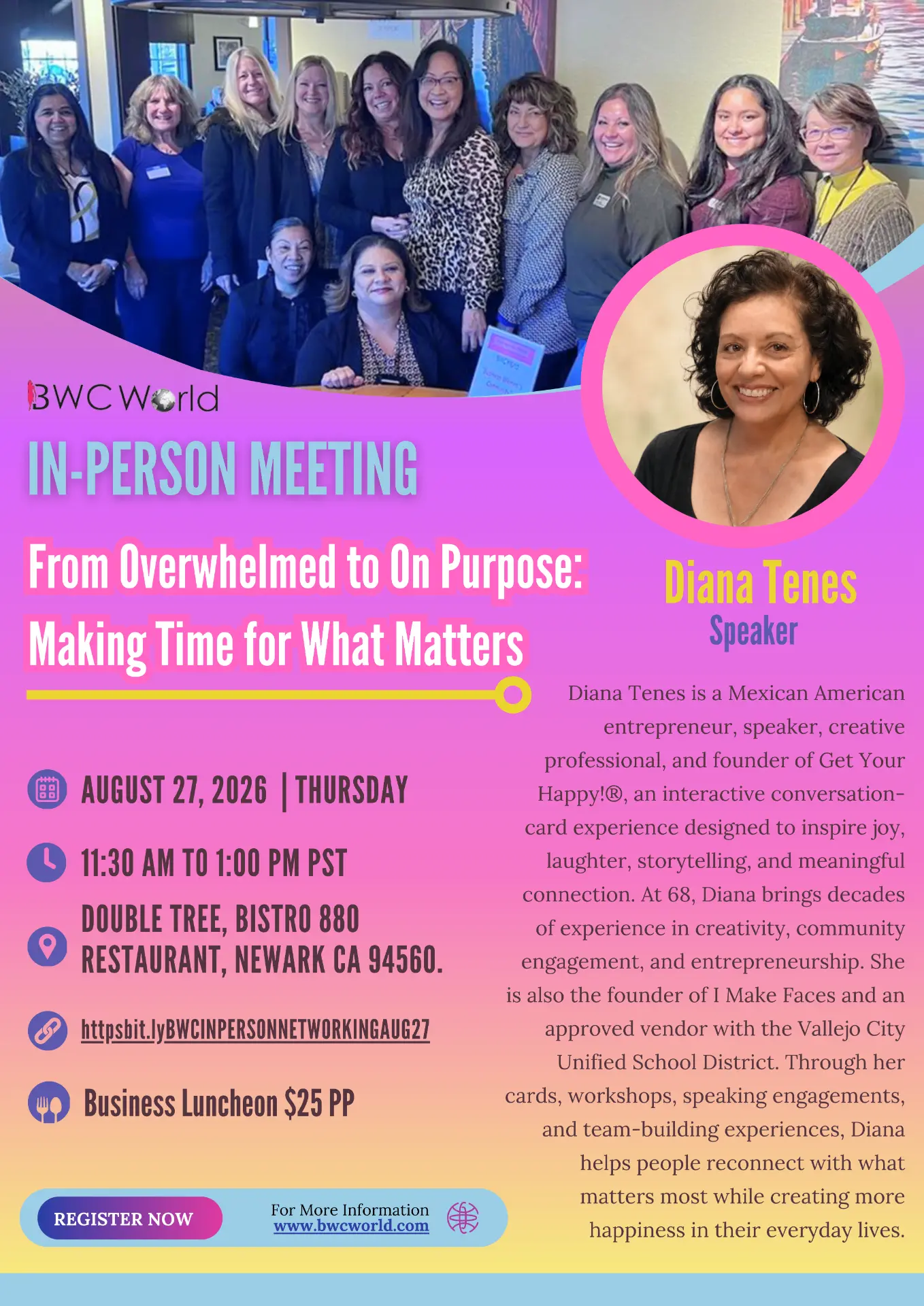 Women’s Business Meeting — Guest Speaker